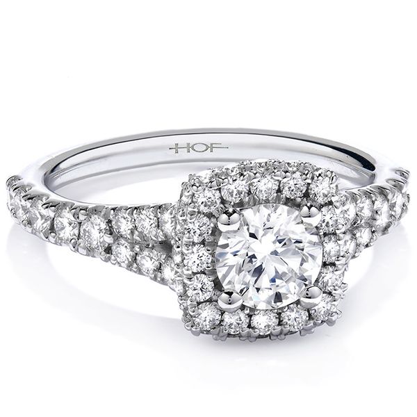 0.75 ctw. Acclaim Engagement Ring in 18K White Gold Image 3 Valentine's Fine Jewelry Dallas, PA
