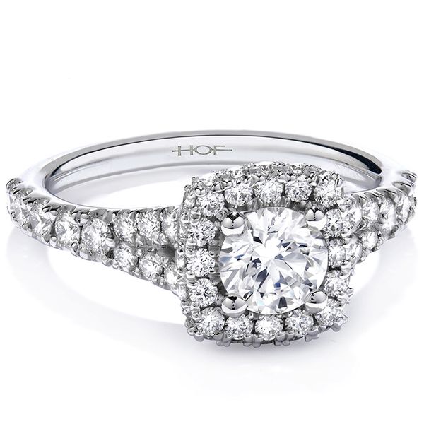 0.98 ctw. Acclaim Engagement Ring in 18K White Gold Image 3 Sanders Diamond Jewelers Pasadena, MD