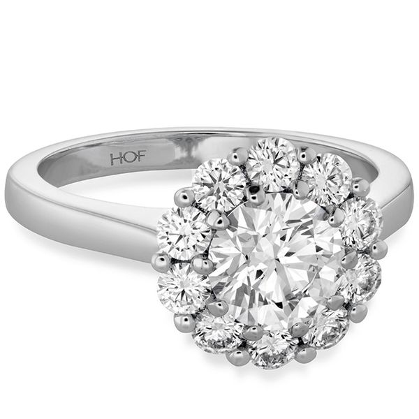 0.2 ctw. Beloved Open Gallery Engagement Ring in Platinum Image 3 Romm Diamonds Brockton, MA