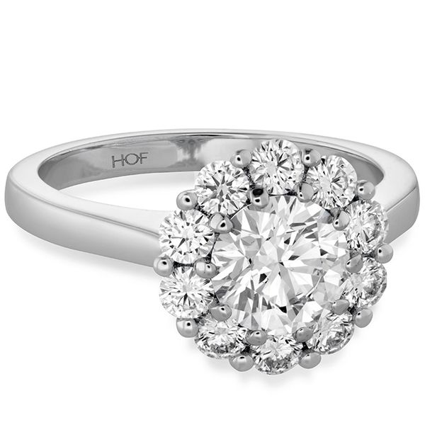 0.75 ctw. Beloved Open Gallery Engagement Ring in 18K White Gold Image 3 Sanders Diamond Jewelers Pasadena, MD