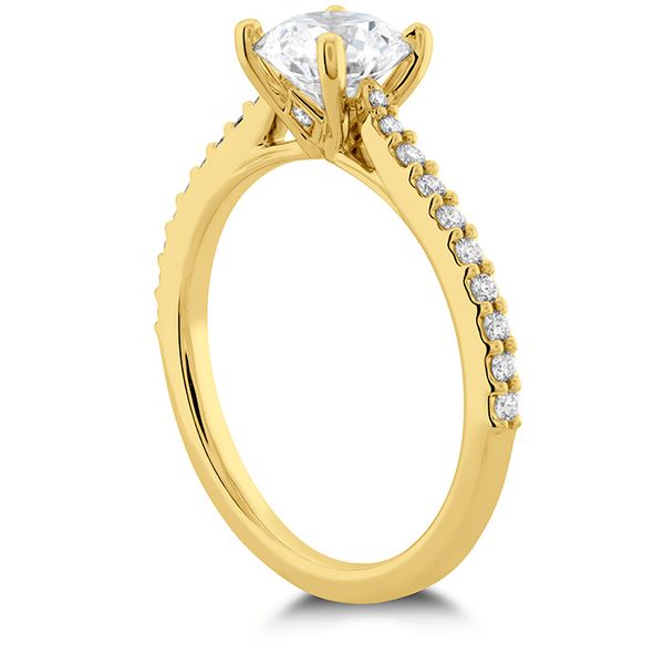 0.18 ctw. Camilla HOF Engagement Ring - Dia Band in 18K Yellow Gold Image 2 Romm Diamonds Brockton, MA