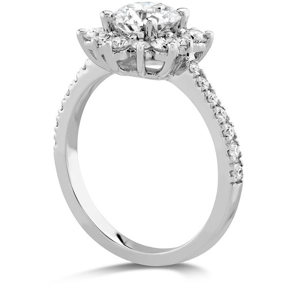0.45 ctw. Delight Lady Di - Diamond Band Semi-Mount in Platinum Image 2 Valentine's Fine Jewelry Dallas, PA