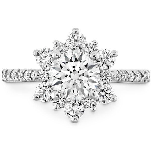 0.85 ctw. Delight Lady Di - Diamond Band Semi-Mount in 18K White Gold Becky Beauchine Kulka Diamonds and Fine Jewelry Okemos, MI