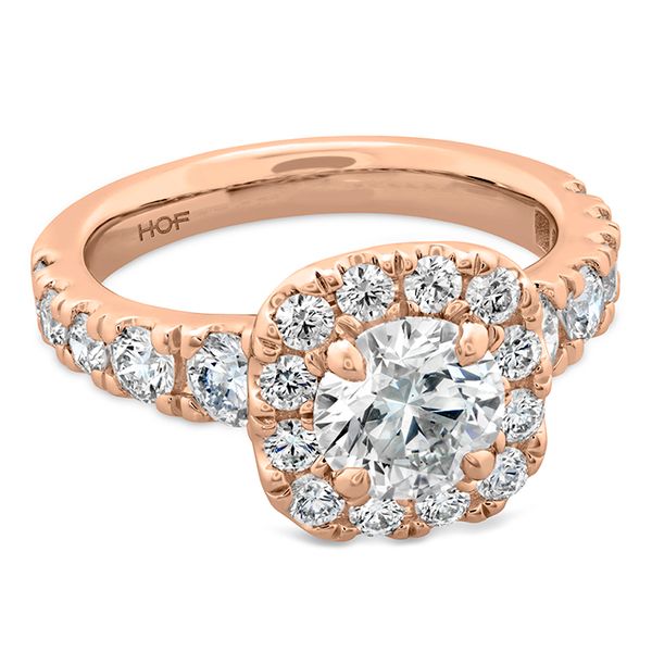 1.17 ctw. Luxe Transcend Premier Custom Halo Diamond Ring in 18K Rose Gold Image 3 Romm Diamonds Brockton, MA