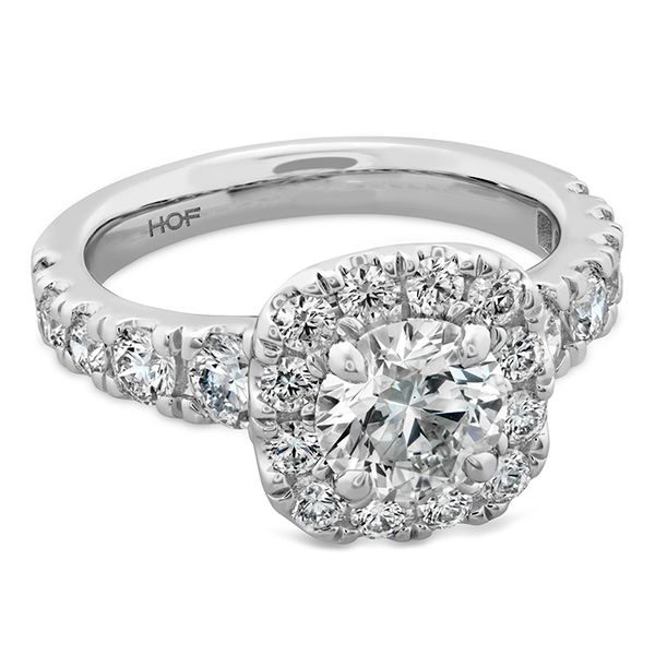 1.17 ctw. Luxe Transcend Premier Custom Halo Diamond Ring in 18K White Gold Image 3 Valentine's Fine Jewelry Dallas, PA