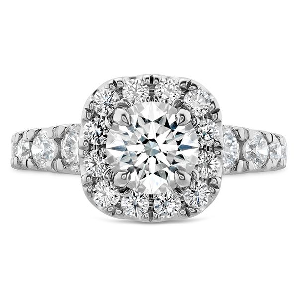 1.17 ctw. Luxe Transcend Premier Custom Halo Diamond Ring in Platinum Romm Diamonds Brockton, MA
