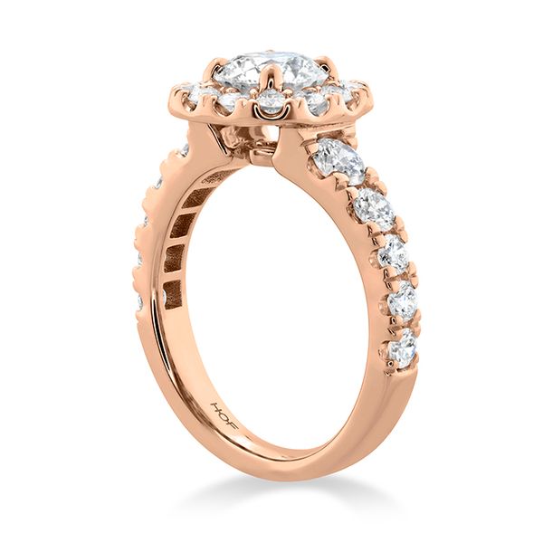 1.29 ctw. Luxe Transcend Premier Custom Halo Diamond Ring in 18K Rose Gold Image 2 Becky Beauchine Kulka Diamonds and Fine Jewelry Okemos, MI
