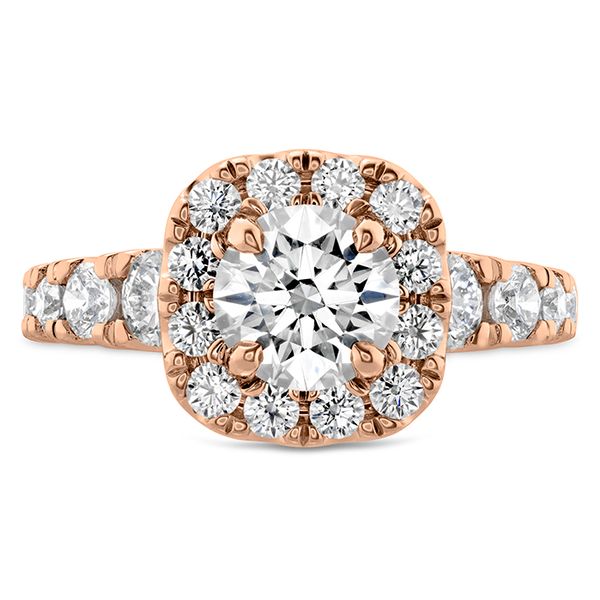 1.29 ctw. Luxe Transcend Premier Custom Halo Diamond Ring in 18K Rose Gold Valentine's Fine Jewelry Dallas, PA