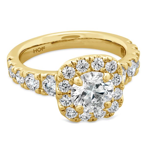 1.29 ctw. Luxe Transcend Premier Custom Halo Diamond Ring in 18K Yellow Gold Image 3 Romm Diamonds Brockton, MA