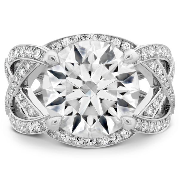 The Alexandria Diamond Ring in Platinum Romm Diamonds Brockton, MA