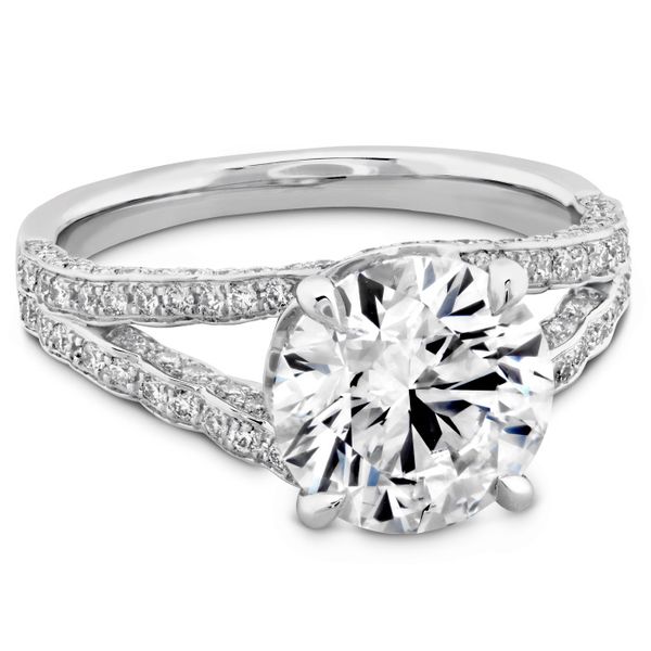 The Bel Fiore Ring in Platinum Image 3 Becky Beauchine Kulka Diamonds and Fine Jewelry Okemos, MI
