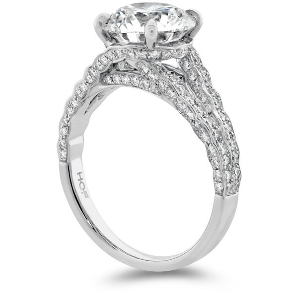 The Bel Fiore Ring in Platinum Image 2 Romm Diamonds Brockton, MA