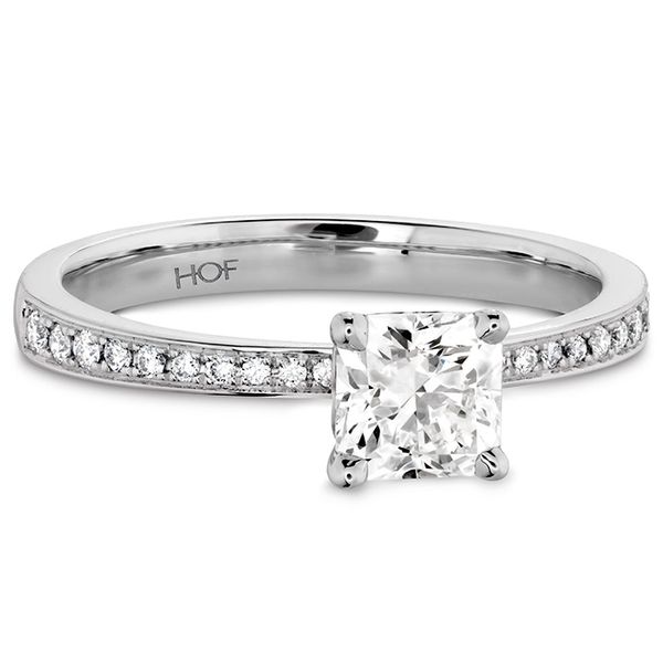 0.1 ctw. Dream Signature Engagement Ring-Diamond Band in 18K White Gold Image 3 Valentine's Fine Jewelry Dallas, PA