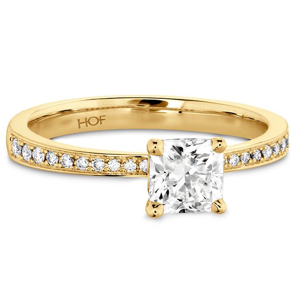 0.1 ctw. Dream Signature Engagement Ring-Diamond Band in 18K Yellow Gold Image 3 Valentine's Fine Jewelry Dallas, PA