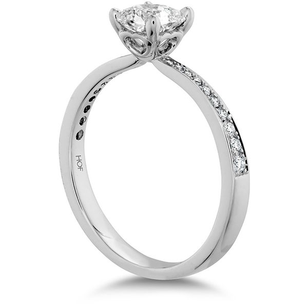0.1 ctw. Dream Signature Engagement Ring-Diamond Band in Platinum Image 2 Valentine's Fine Jewelry Dallas, PA