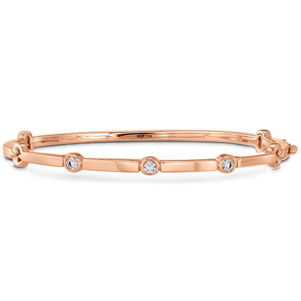 0.15 ctw. Copley Multi Stone Bangle in 18K Rose Gold Galloway and Moseley, Inc. Sumter, SC