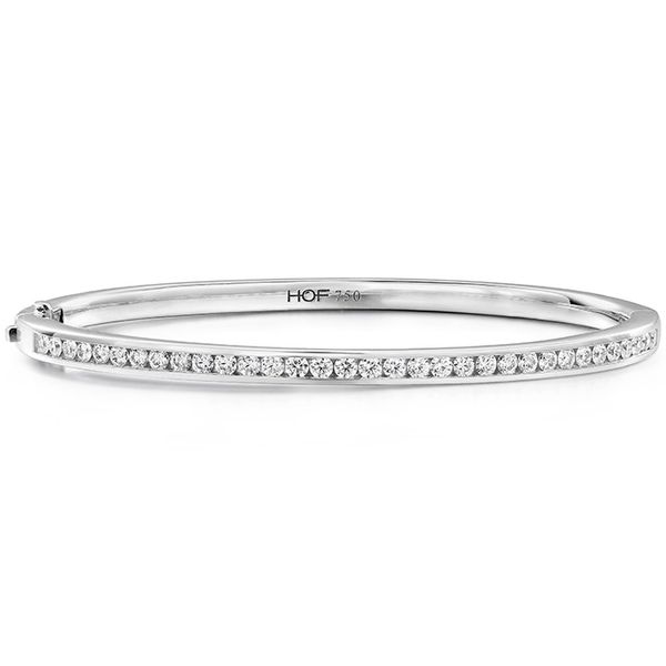 1.2 ctw. HOF Classic Channel Set Bangle - 210 in 18K White Gold Galloway and Moseley, Inc. Sumter, SC