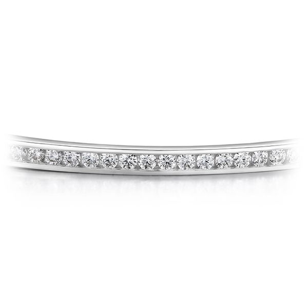 1.2 ctw. HOF Classic Channel Set Bangle - 210 in 18K White Gold Image 2 Galloway and Moseley, Inc. Sumter, SC