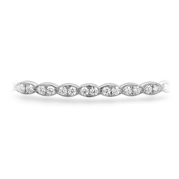 0.9 ctw. Lorelei Floral Diamond Bangle in 18K White Gold Image 2 Galloway and Moseley, Inc. Sumter, SC
