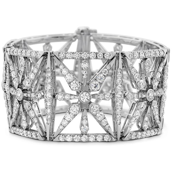 22.5 ctw. Triplicity Diamond Cuff Bracelet in 18K White Gold Galloway and Moseley, Inc. Sumter, SC