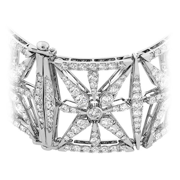 22.5 ctw. Triplicity Diamond Cuff Bracelet in 18K White Gold Image 3 Galloway and Moseley, Inc. Sumter, SC