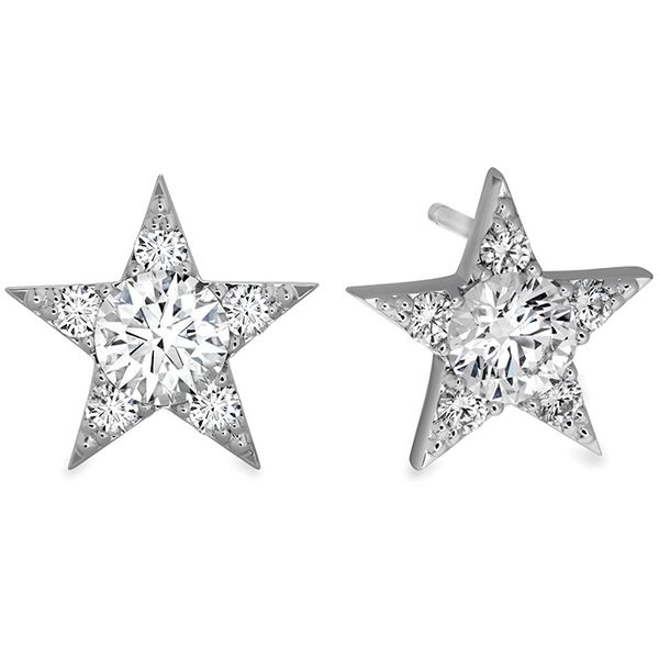 1.3 ctw. Illa Cluster Stud Earrings in 18K White Gold Galloway and Moseley, Inc. Sumter, SC