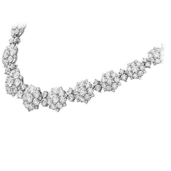 39 ctw. Beloved Cluster Necklace in 18K White Gold Image 2 Sanders Diamond Jewelers Pasadena, MD