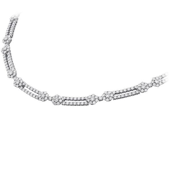 11.8 ctw. Beloved Double Link Necklace in 18K White Gold Image 2 Valentine's Fine Jewelry Dallas, PA