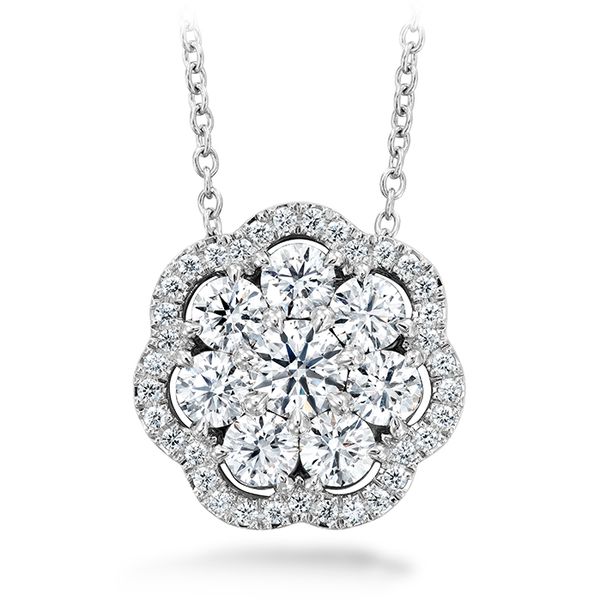 1.45 ctw. Aurora Cluster Pendant in Platinum Valentine's Fine Jewelry Dallas, PA
