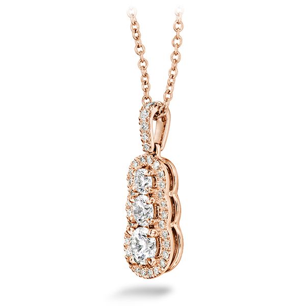 0.77 ctw. Aurora Pendant - Small in 18K Rose Gold Image 2 Valentine's Fine Jewelry Dallas, PA