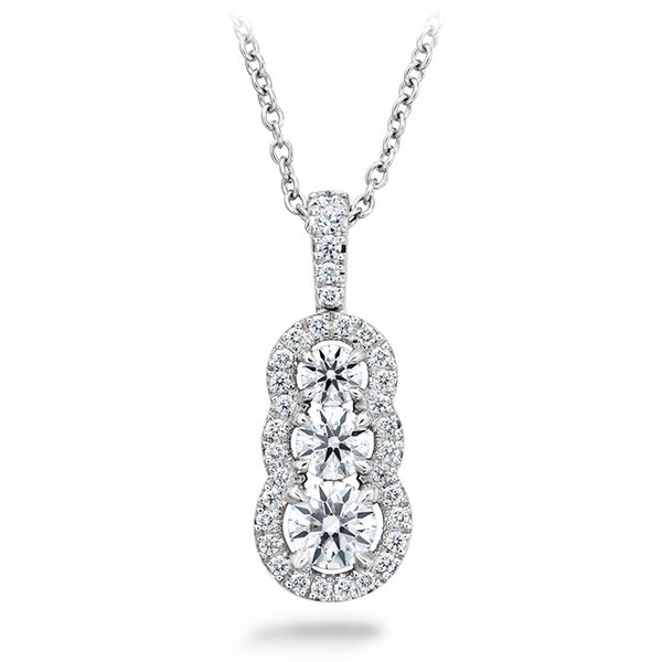 0.77 ctw. Aurora Pendant - Small in 18K White Gold Valentine's Fine Jewelry Dallas, PA