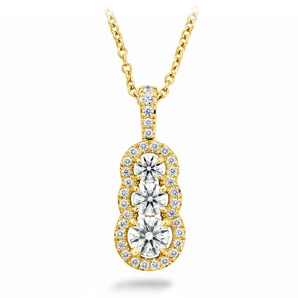 0.77 ctw. Aurora Pendant - Small in 18K Yellow Gold Romm Diamonds Brockton, MA
