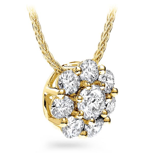 0.55 ctw. Beloved Pendant Necklace in 18K Yellow Gold Image 2 Sanders Diamond Jewelers Pasadena, MD