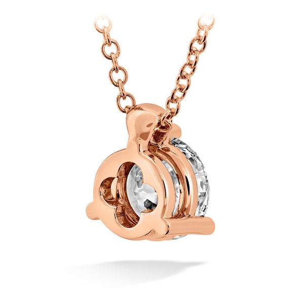 Necklaces - 0.33 ctw. HOF Classic 3 Prong Solitaire Pendant in 18K Rose Gold - image 3