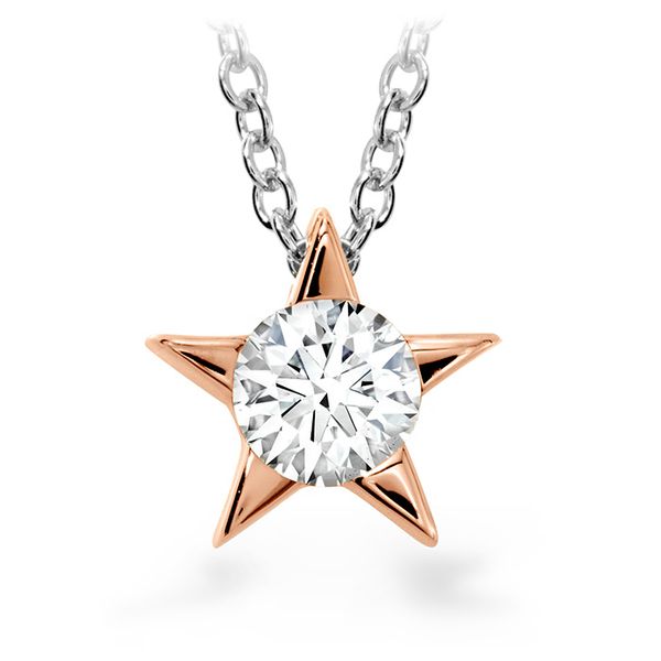 Necklaces - 0.15 ctw. Illa Pendant Necklace in 18K Rose Gold