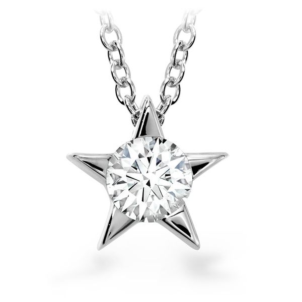 Necklaces - 0.15 ctw. Illa Pendant Necklace in 18K White Gold