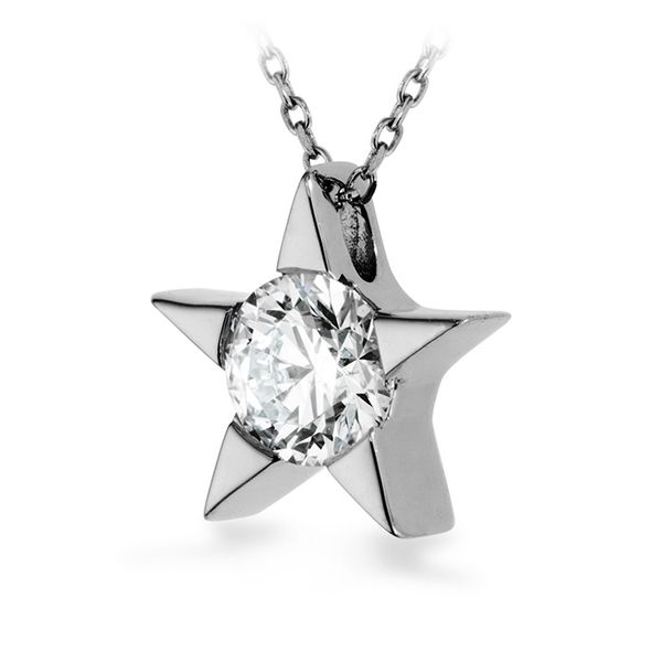 Necklaces - 0.15 ctw. Illa Pendant Necklace in 18K White Gold - image 2