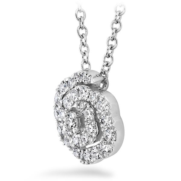 0.27 ctw. Lorelei Diamond Floral Pendant - Small in 18K White Gold Image 2 Valentine's Fine Jewelry Dallas, PA
