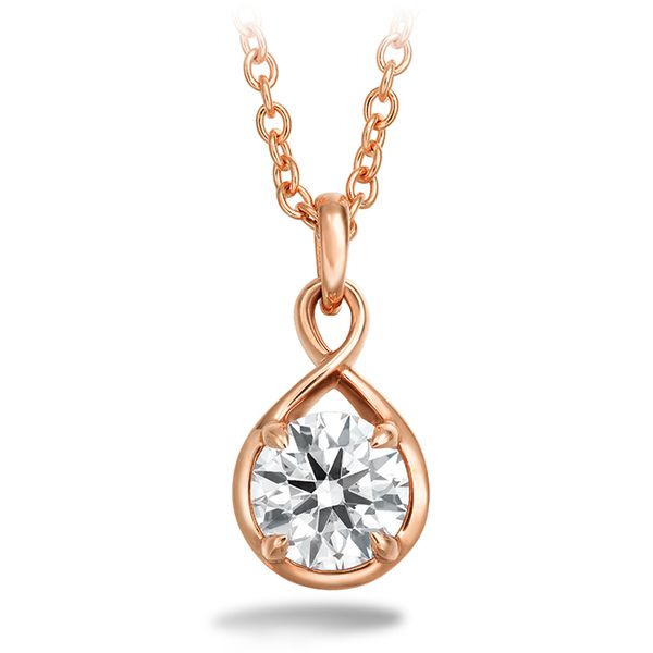 0.34 ctw. Optima Drop Pendant in 18K Rose Gold Valentine's Fine Jewelry Dallas, PA