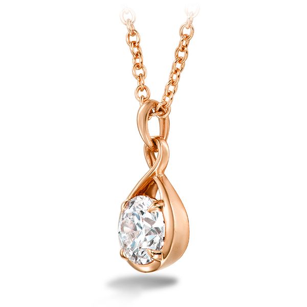 0.34 ctw. Optima Drop Pendant in 18K Rose Gold Image 2 Valentine's Fine Jewelry Dallas, PA