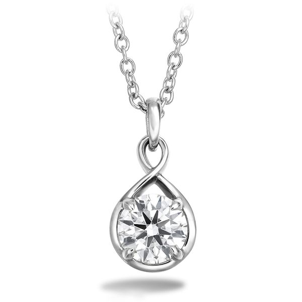 0.34 ctw. Optima Drop Pendant in 18K White Gold Galloway and Moseley, Inc. Sumter, SC