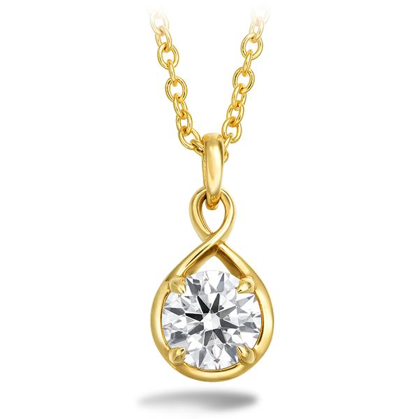 0.49 ctw. Optima Drop Pendant in 18K Yellow Gold Becky Beauchine Kulka Diamonds and Fine Jewelry Okemos, MI