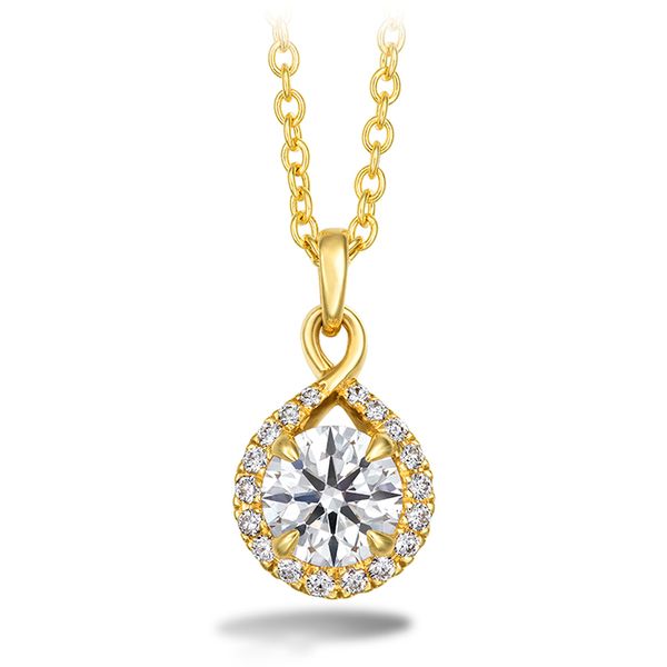 0.56 ctw. Optima Diamond Drop Pendant in 18K Yellow Gold Romm Diamonds Brockton, MA