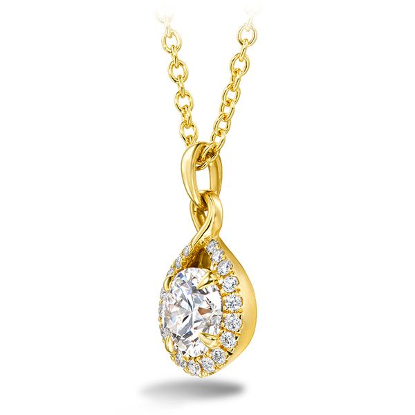 0.56 ctw. Optima Diamond Drop Pendant in 18K Yellow Gold Image 2 Romm Diamonds Brockton, MA