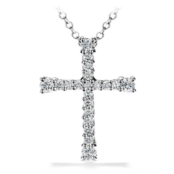 0.5 ctw. Divine Cross Pendant Necklace in 18K Yellow Gold Galloway and Moseley, Inc. Sumter, SC