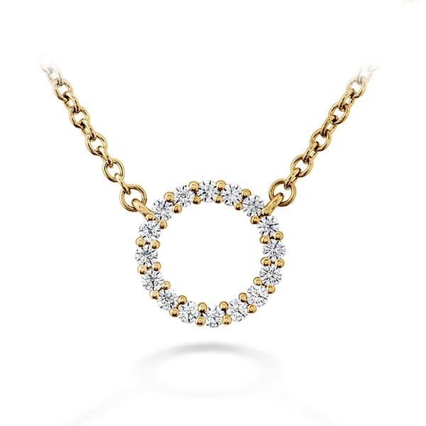 0.12 ctw. Signature Circle Pendant - Small in 18K Yellow Gold Becky Beauchine Kulka Diamonds and Fine Jewelry Okemos, MI