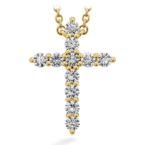 0.5 ctw. Signature Cross Pendant - Large in 18K Yellow Gold Valentine's Fine Jewelry Dallas, PA