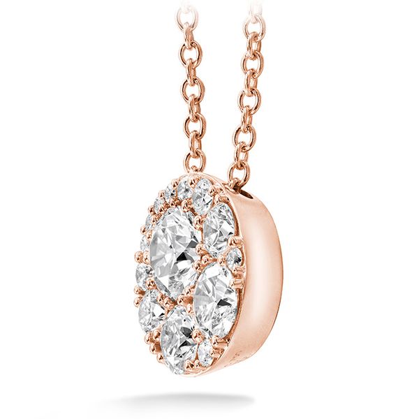 0.25 ctw. Tessa Diamond Circle Pendant in 18K Rose Gold Image 2 Becky Beauchine Kulka Diamonds and Fine Jewelry Okemos, MI