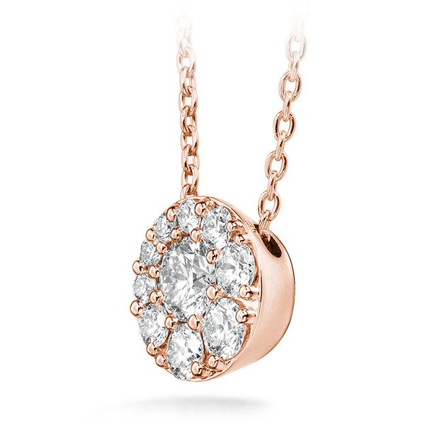 0.51 ctw. Tessa Diamond Circle Pendant in 18K Rose Gold Image 5 Valentine's Fine Jewelry Dallas, PA
