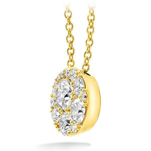 0.51 ctw. Tessa Diamond Circle Pendant in 18K Yellow Gold Image 2 Romm Diamonds Brockton, MA